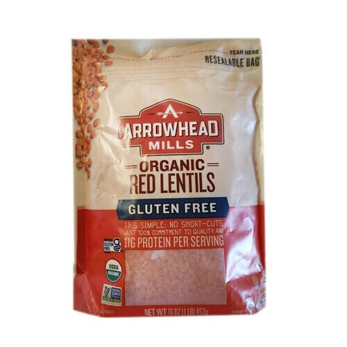 Arrowhead Mills, Bio-Rote Linsen, 16 Unzen (453 g)