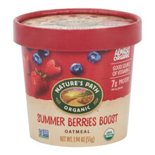 Nature's Path Organic Hot Oatmeal Summer Berries Boost -- 1.94 oz