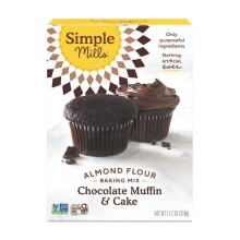Simple Mills, Mandelmehl-Backmischung, Schokoladen-Muffin & Kuchen, 11,2 Unzen (318 g)
