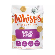 Whisps Cheese Crisps Garlic Herb -- 2.12 oz