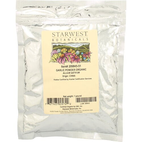 Starwest Botanicals, Bio-Knoblauchpulver, 1 Pfund (453,6 g)