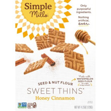 Simple Mills, Saat- und Nussmehl, Süße Dünngebäcke, Honig-Zimt, 4,25 oz (120 g)