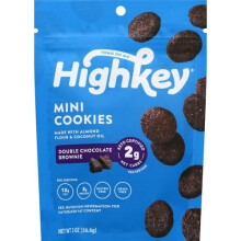 HighKey, Mini Kekse, Doppel-Schokoladen-Brownie, 2 Unzen (56,6 g)