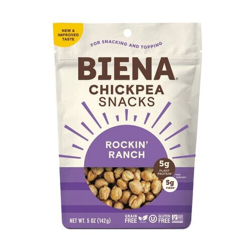 Biena  Rockin' Ranch Chickpea Snacks