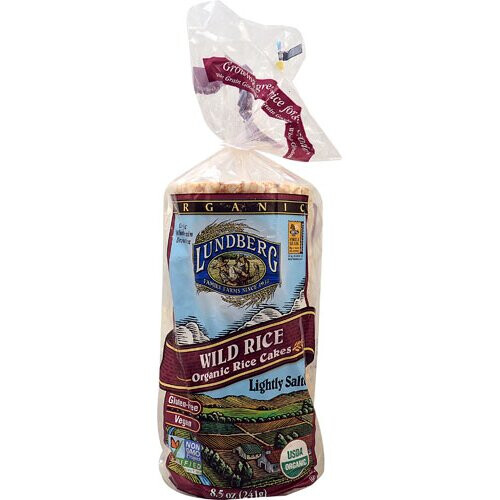 Lundberg Organic Wild Rice Cakes Lightly Salted -- 8.5 oz