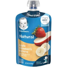 Gerber 2nd Foods Baby Food Apple Strawberry Banana -- 3.5 oz