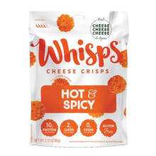 Whisps Cheese Crisps Hot & Spicy -- 2.12 oz