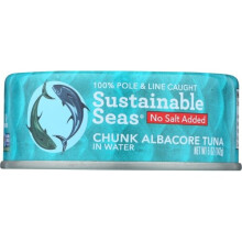 Sustainable Seas Chunk Albacore Tuna in Water - No Salt Added -- 5 oz