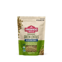 Arrowhead Mills, Bio-Grüne Linsen, Glutenfrei, 16 Unzen (453 g)
