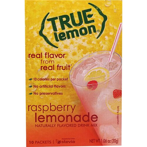 True Citrus True Lemon Drink Mix Raspberry Lemonade -- 10 Packets