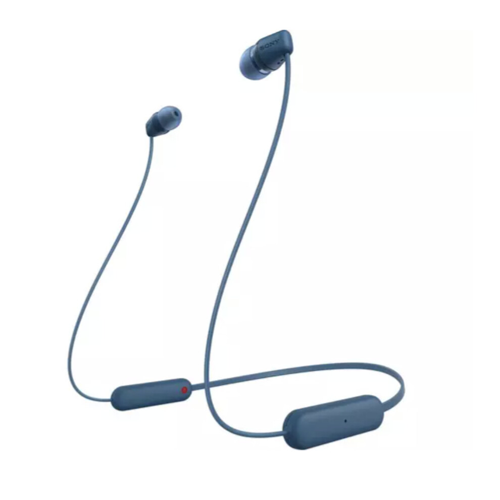 Sony Wi-C100 Wireless Tooth Earphones Blue 4548736133945