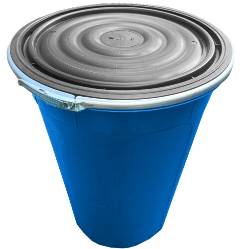 (Blue) 210L Shipping Drum, Plastic Barrel - Export & Import 1