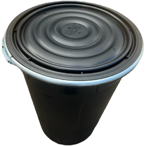 (Black) 210L Shipping Drum, Plastic Barrel - Export & Import 2