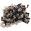 HEEPDD Safety Eyes, 100Pcs Black Plastic Doll Safety Eyes with Washer DIY Doll Making Repairing Accessory for Puppet Plush Animal Teddy Bear Felting 1
