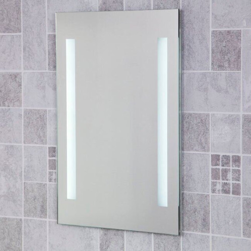 Croydex Croydex Thornton LED Illuminated Bathroom Mirror 400x600mm Battery Powered