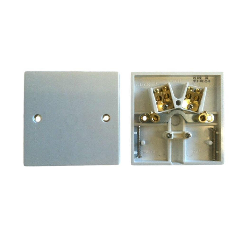 Click Prw017 Flex Outlet Plate With Terminals - 20 Amp 5020689210847