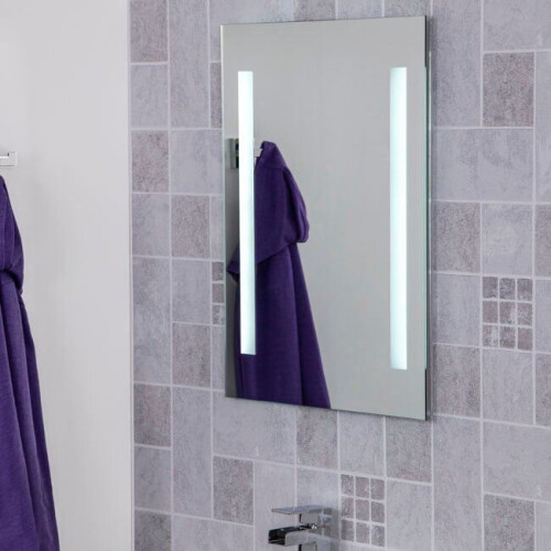 Croydex Croydex Thornton LED Illuminated Bathroom Mirror 400x600mm Battery Powered 1