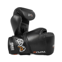 (Small) Rival Boxing Rb50 Intelli-Shock Compact Bag Gloves - Black