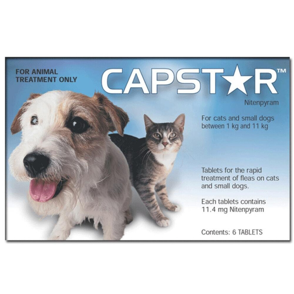 Capstar Tablets For Cats & Small Dogs 0.5-11kg (2-24lbs)