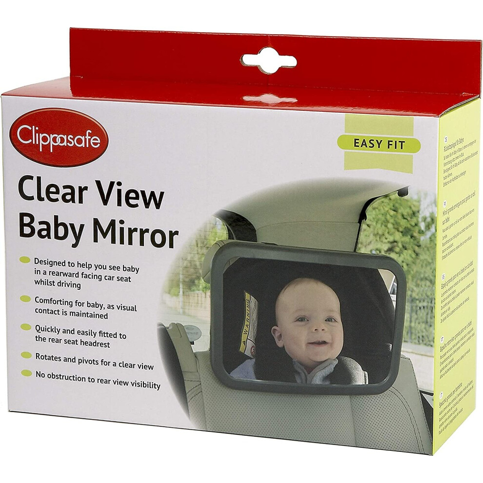 Clippasafe Clear View Baby Mirror