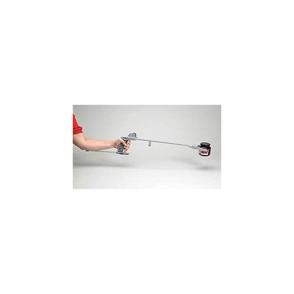 Homecraft Pick-Up Reacher, Extended Grabber Tool, Reaching Claw, Rotating Head, Forearm Support, Aluminum Retail Packaged, Trash Pickup Aid &