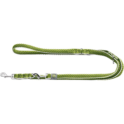 Hunter HUNTER Adjustable leash Hilo 20/200 mesh, lime