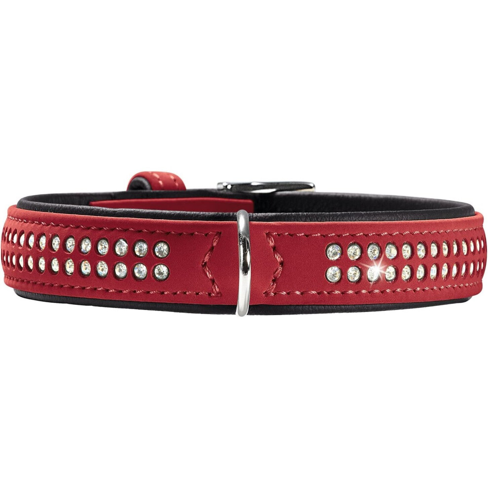 Hunter Softie Deluxe Collar, 35, Red/Black