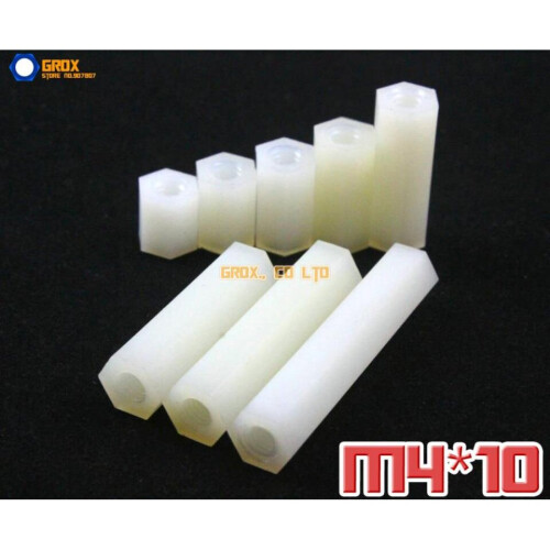 150 Pieces Nylon M4 x 10mm Female PCB Motherboard Standoff Spacer on OnBuy