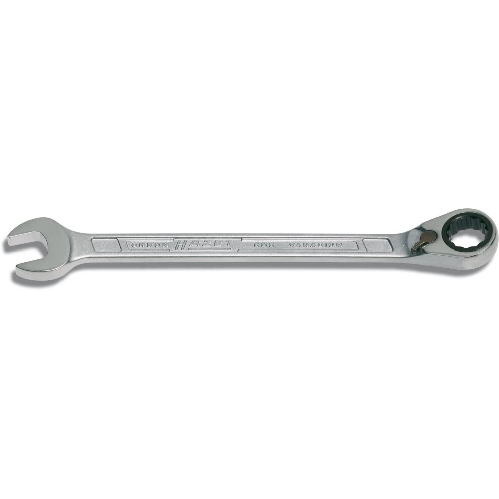 Hazet 12 Mm Ratcheting Combination Wrench - Silver 4000896100989