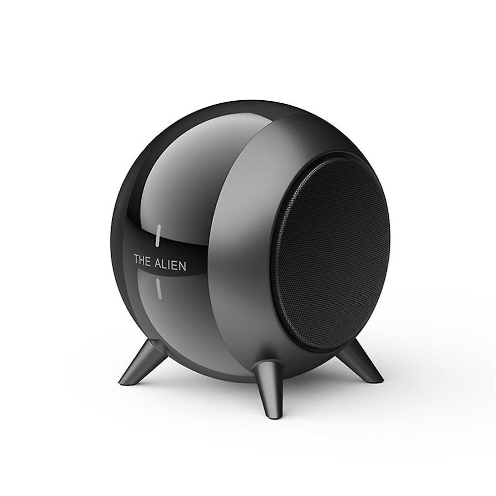 (Black) Mini Bluetooth Speaker Portable Stereo Music Player Loudspeaker With Charging Cable Black 768622506026