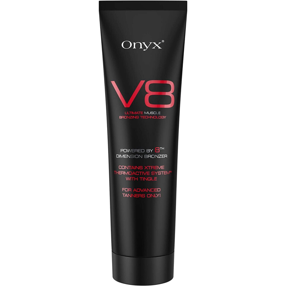 Onyx V8 Tingle Indoor Tanning Bronzer Advanced Tanners Lightweight Formula