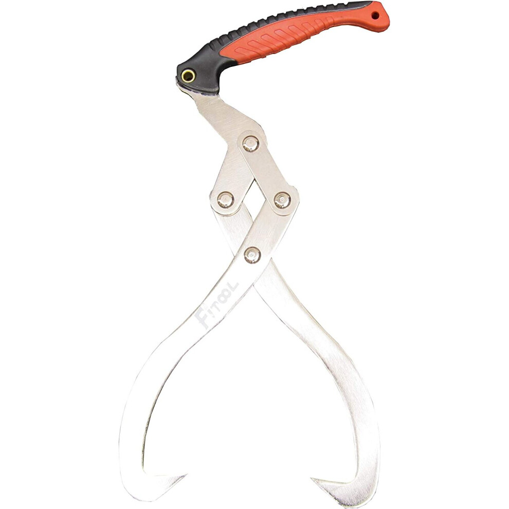 12 Inches (300Mm) Log Carrier, Log Tongs, Log Lifting Hook, Timber's Tongs For Lifing Logs, Total Length 17.6 Inches 732240293279