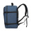 (navy) Unisex Waterproof  Cabin Flight Backpack Travel School Shoulder Bag 12