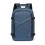 (navy) Unisex Waterproof  Cabin Flight Backpack Travel School Shoulder Bag 1