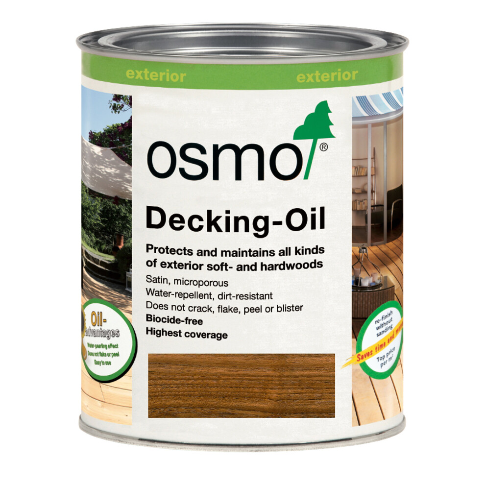 Osmo Decking Oils - Teak Clear 007 750Ml