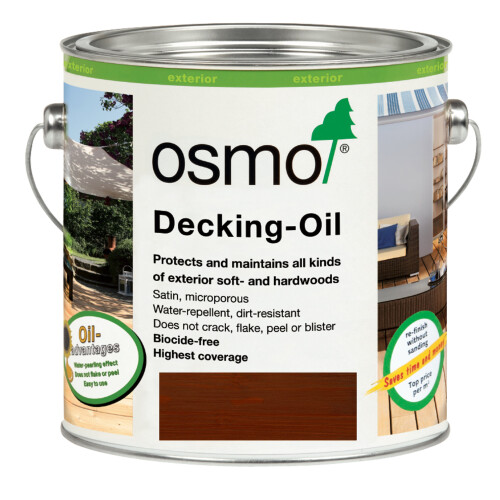 Osmo Osmo Decking Oils - Bangkirai Dark 016 2.5 Litre