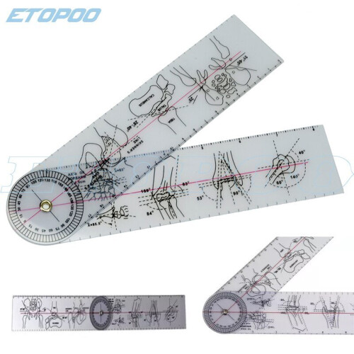 Spinal goniometer distal radioulnar joint ruler medical ruler Angle pr ...