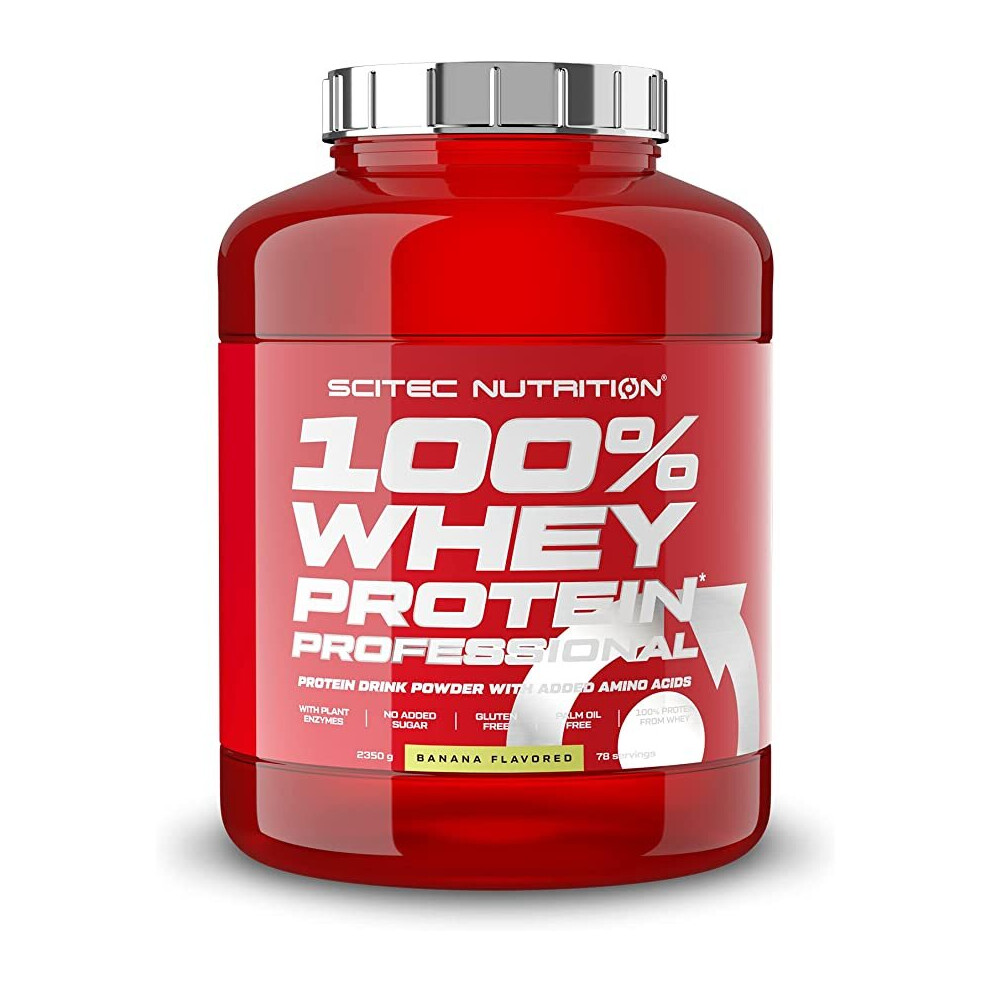Scitec (Chocolate Coconut) 100% Whey Protein Professional 2350G Muscle Gym