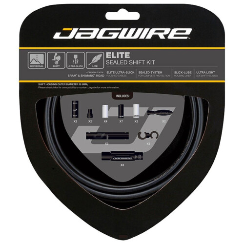 Jagwire Elite Sealed Gear Kit Red - One Size