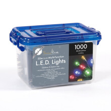 Christmas Tree Lights Multi-Colour Indoor/Outdoor 1000 LED