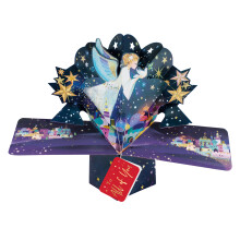 To All Of You Christmas Card 3D Angel Pop Up Christmas Card Xmas Cards