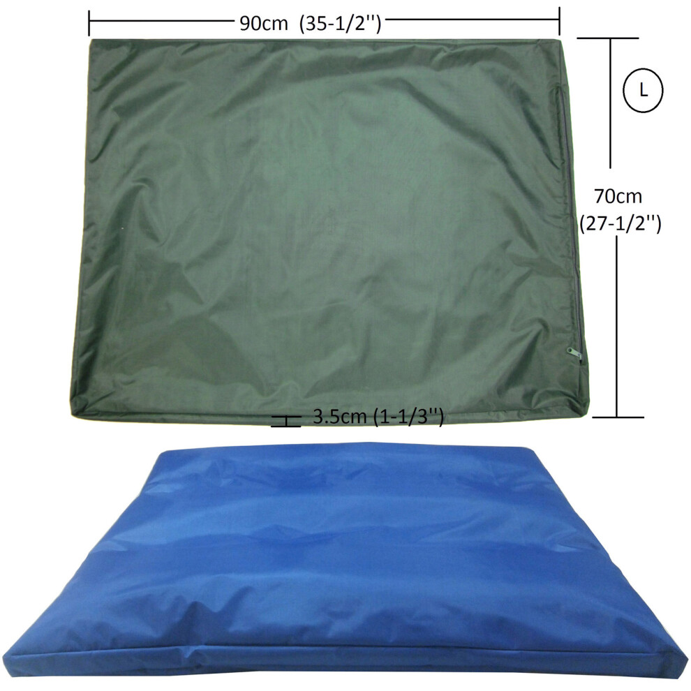 Large Waterproof Dog Bed Cover in Blue