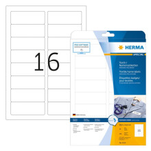 HERMA Removable Textile Name Labels A4 88.9x33.8 mm 20 Sheets Sticky Label