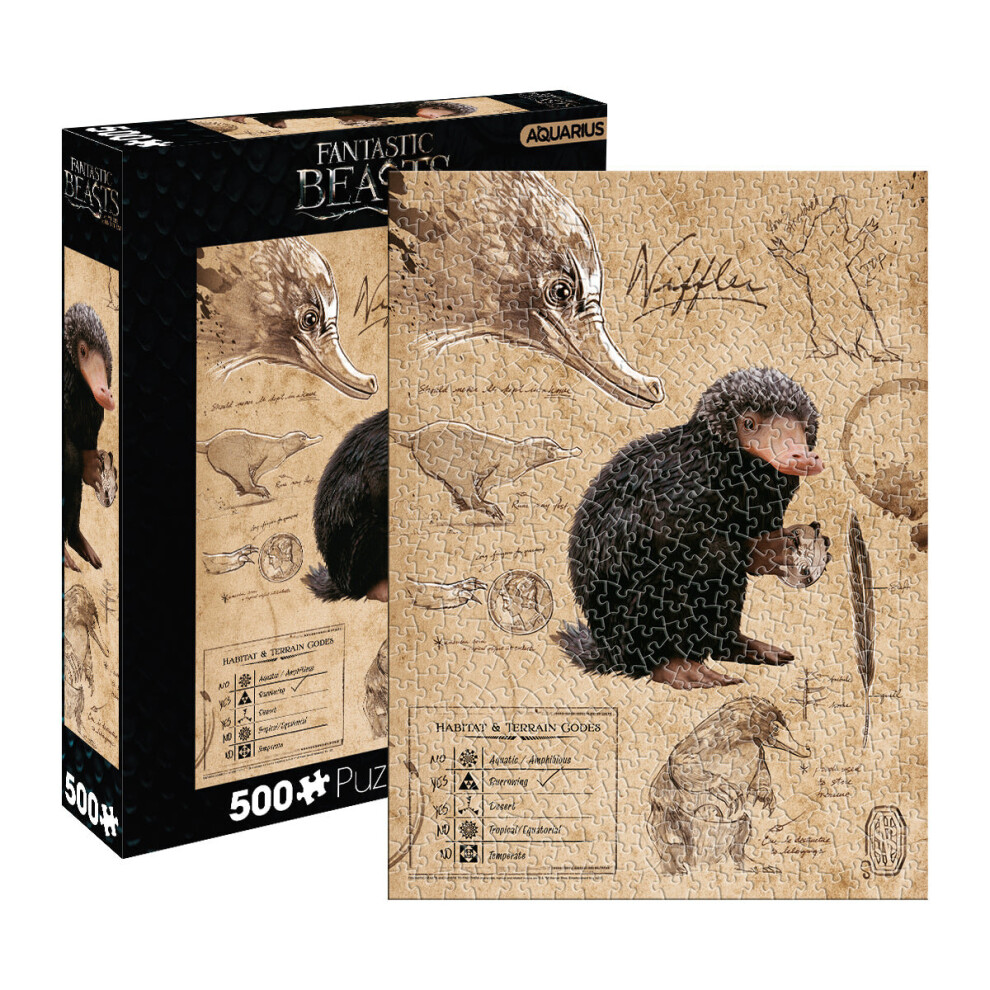 Photos - Jigsaw Puzzle / Mosaic Aquarius Fantastic Beasts Niffler 500pc Puzzle 