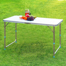 Heavy Duty Folding Table Portable Plastic Camping Garden Party Catering 4ft