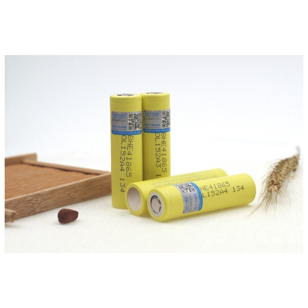 3 Pcs. He4 18650 2500Mah Lithium Rechargeable Battery 18650 3.7V Power 5056539175660