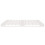 VidaXL vidaXL Solid Wood Pine Bed Frame White 140x190 cm Wooden Bed Base Bedstead 4