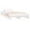 VidaXL vidaXL Pallet Bed Home Bed Frame White 75x190 cm Small Single Solid Wood Pine 3
