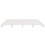 VidaXL vidaXL Solid Wood Pine Bed Frame White 140x200 cm Wooden Bed Base Bedstead 4
