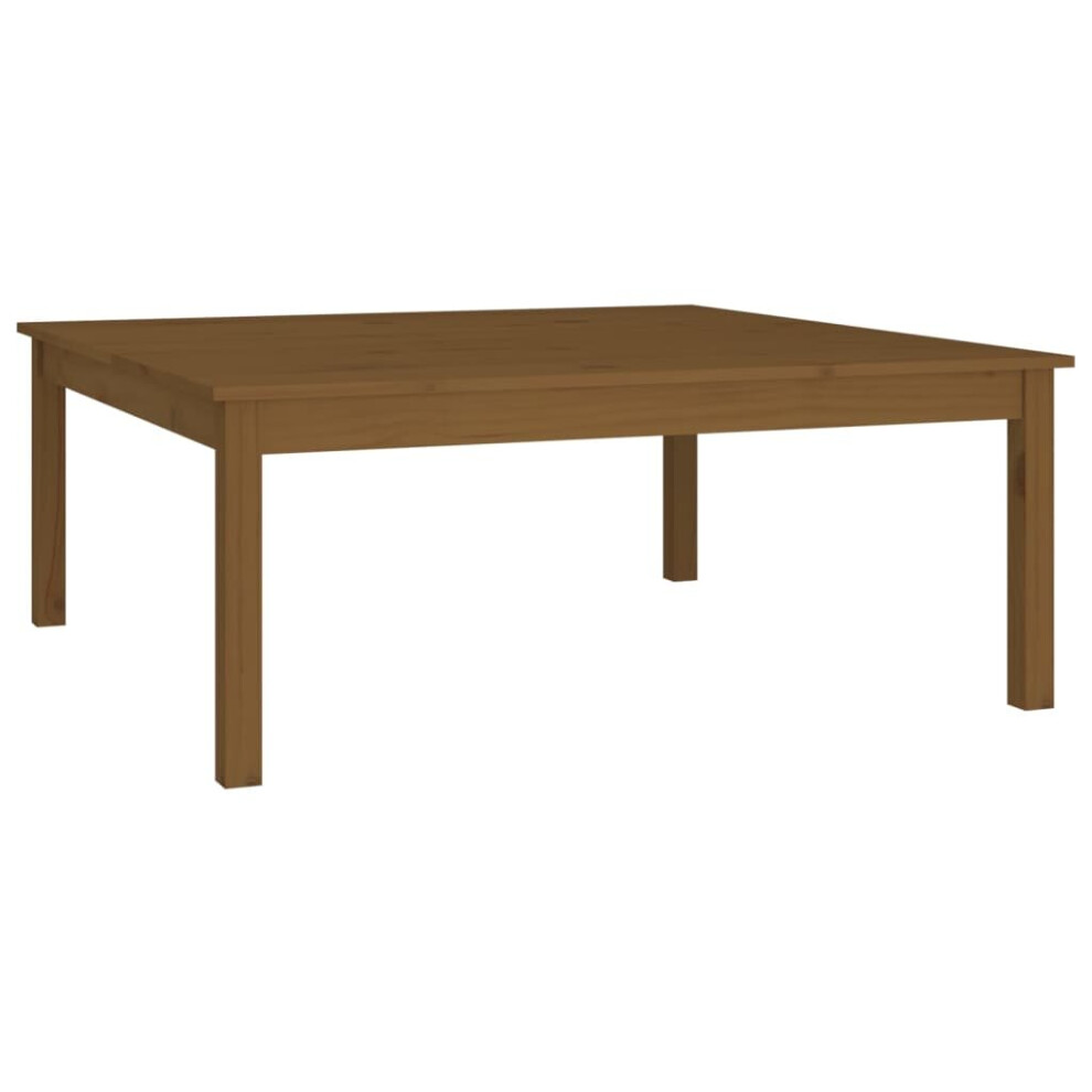 Vidaxl Solid Wood Pine Coffee Table Honey Brown Centre Accent End Tea Table